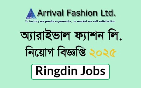 Arrival Fashion Ltd Job Circular 2025