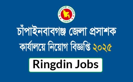 DC Office Chapainawabganj Job Circular 2025