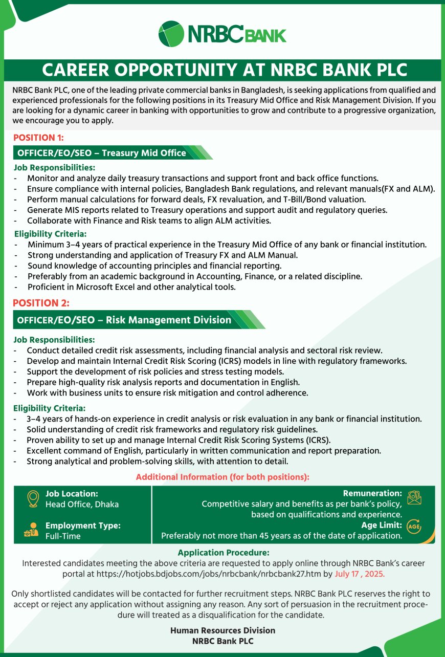 nrbc bank nob circular