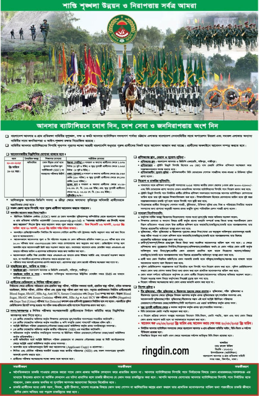 ansar-battalion-job-circular-2025