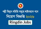 পল্লী বিদ্যুৎ সমিতিসমূহে শিক্ষানবিশ লাইনম্যান পদে নিয়োগ বিজ্ঞপ্তি ২০২৬